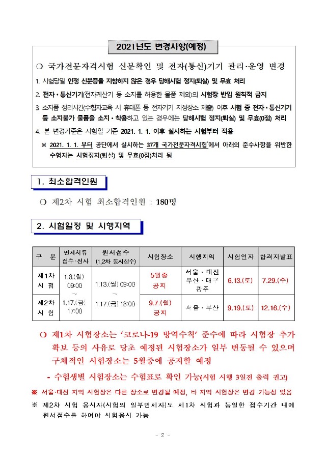 2020년도 제31회 감정평가사 국가자격시험 시행계획 공고_일정 연기 반영(수정부분 적색표시)002.jpg